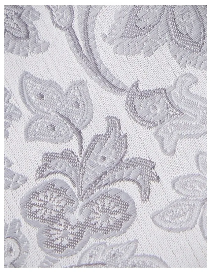 yd. Vernazza Floral 6.5 Cm Tie in Silver