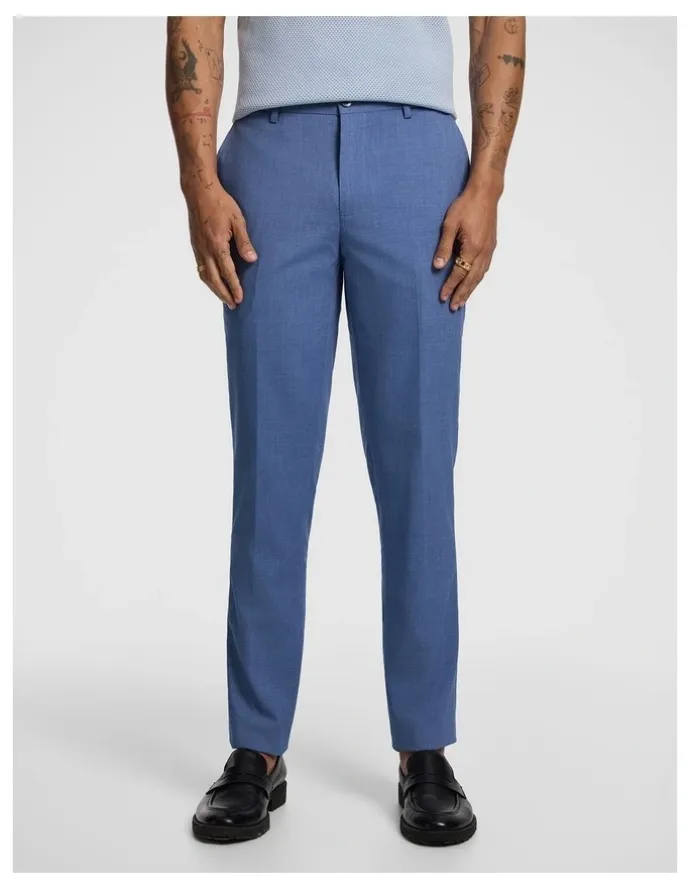 yd. Alfredo Slim Dress Pant in Blue