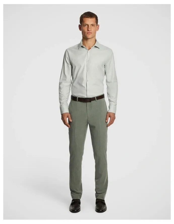 yd. Alfredo Slim Dress Pant in Sage