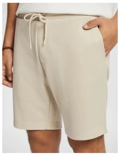 yd. Avenue Jersey Shorts in Natural
