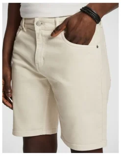 yd. Belize Denim Short in White