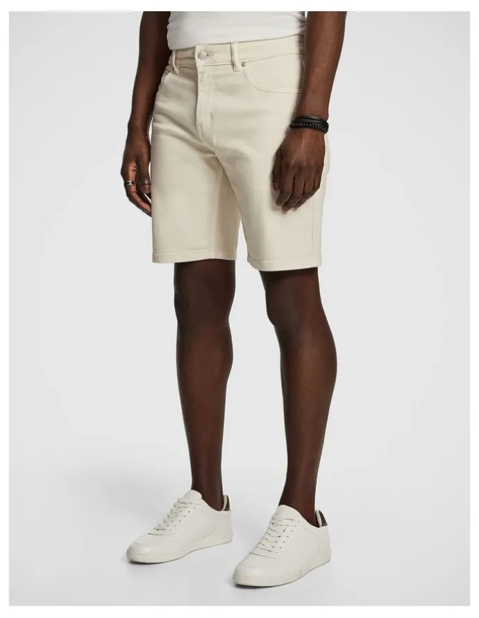 yd. Belize Denim Short in White