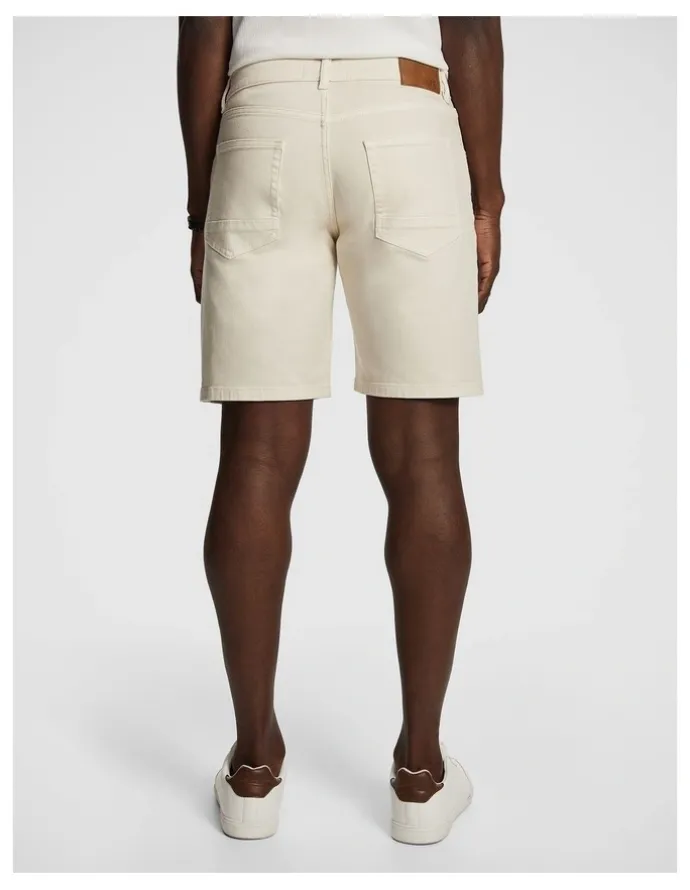 yd. Belize Denim Short in White