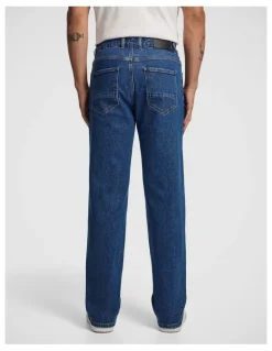 yd. Bexley Wide Jean in Mid Wash