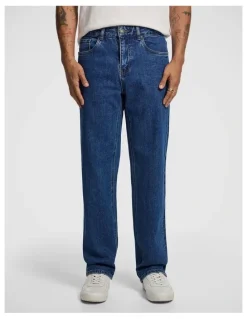 yd. Bexley Wide Jean in Mid Wash