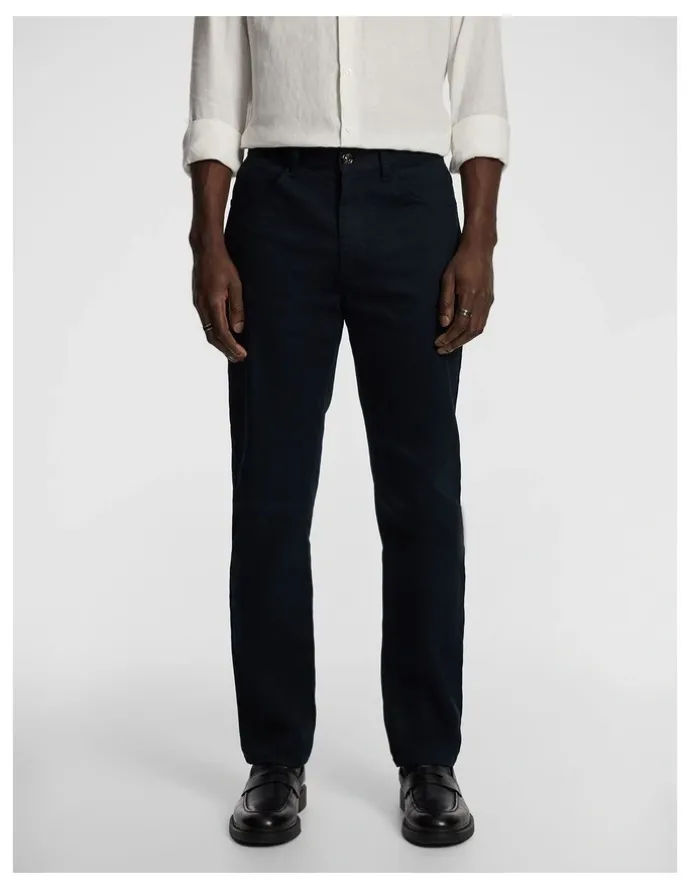 yd. Bronson Straight Chino in Blue