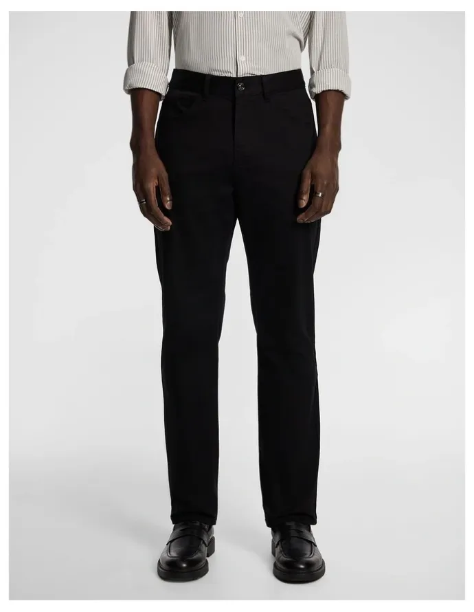 yd. Bronson Straight Chino in Black