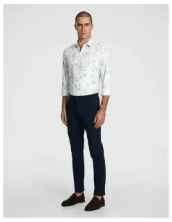 yd. Catalunya Slim Floral Shirt in Sage