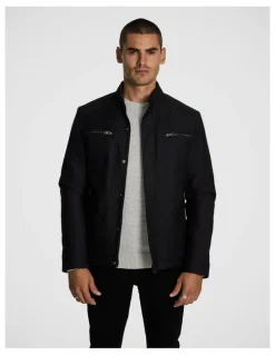 yd. Colt Racer Jacket in Charcoal
