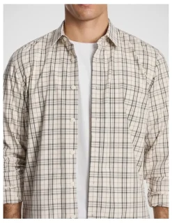 yd. Conrad Check Shirt in Natural
