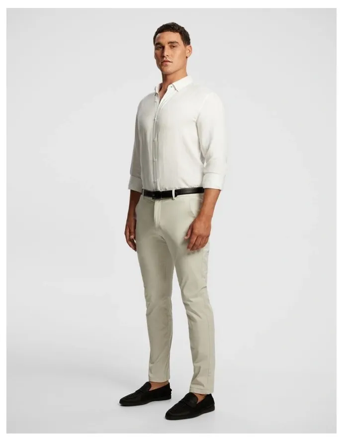 yd. Danny Super Stretch Slim Chino in Ice