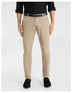 yd. Danny Super Stretch Slim Chinos in Sand