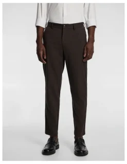 yd. Diesel Slim Cropped Chino in Brown