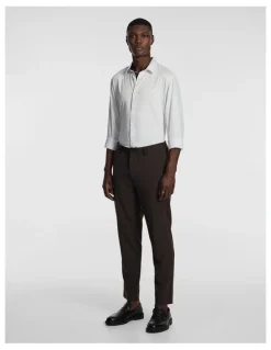 yd. Diesel Slim Cropped Chino in Brown