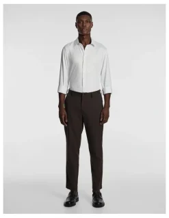 yd. Diesel Slim Cropped Chino in Brown