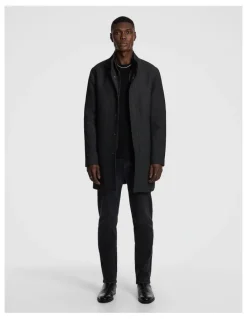 yd. Dominic Twill Coat in Grey