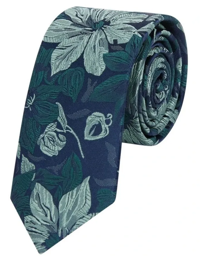 yd. Dornan Floral 6.5 Cm Width Tie in Sage