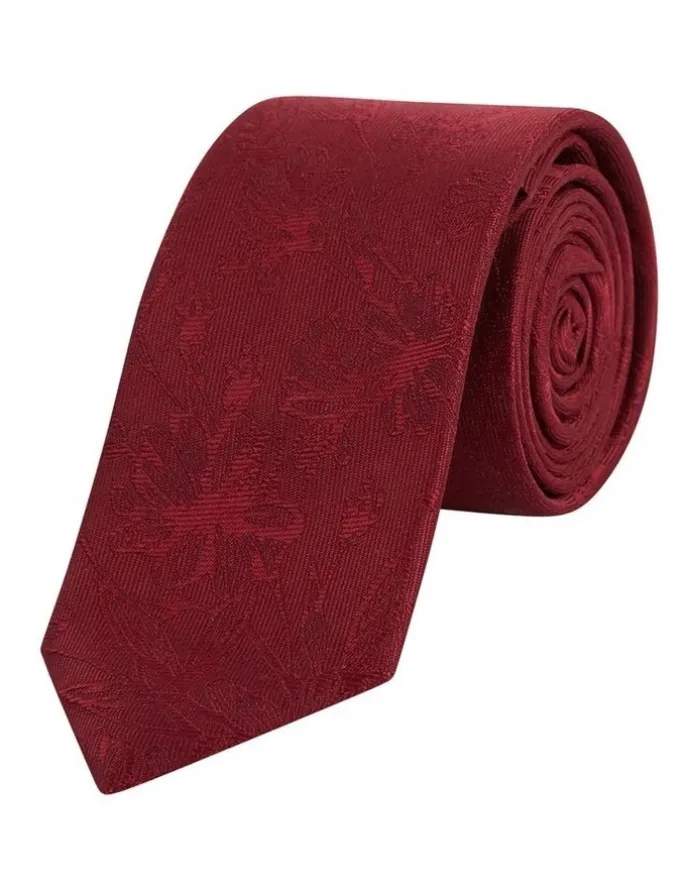 yd. Dre Tie And Pocket Square Set in Red