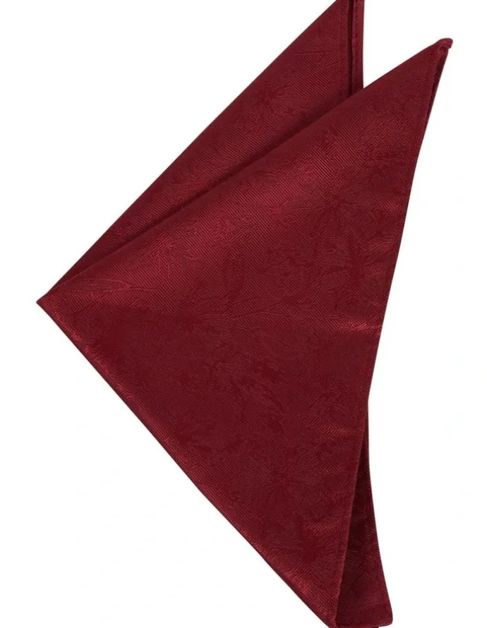 yd. Dre Tie And Pocket Square Set in Red