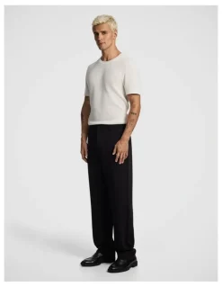 yd. Empire Wide Chino Pant in Black