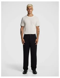yd. Empire Wide Chino Pant in Black