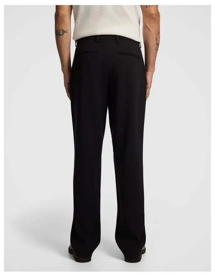 yd. Empire Wide Chino Pant in Black