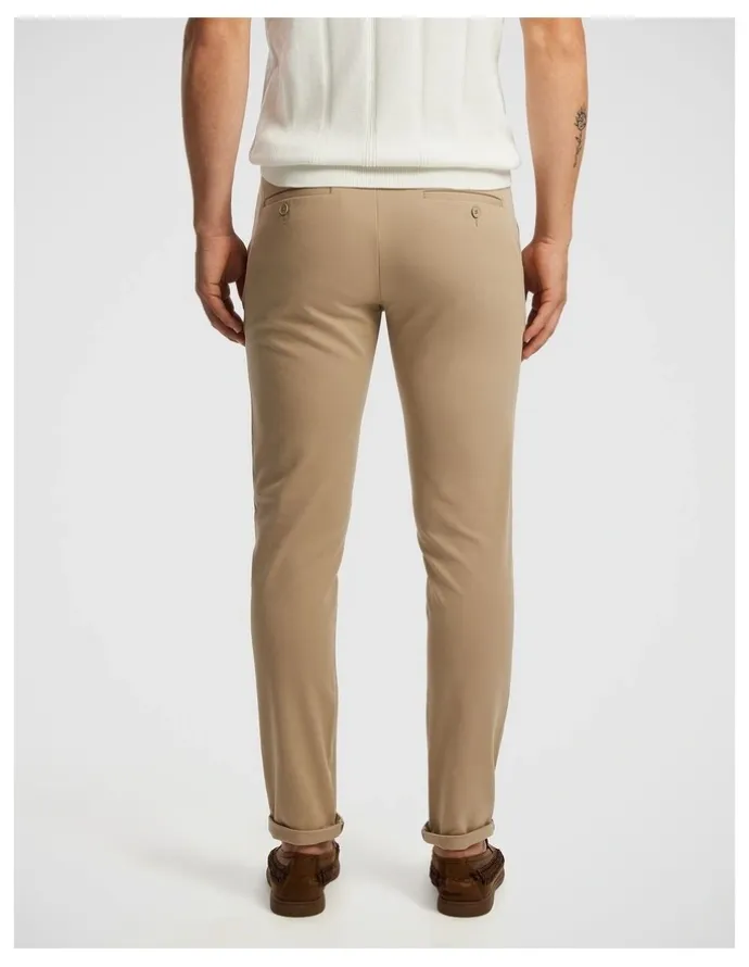 yd. Energy Hyper Stretch Chino in Tan Brown