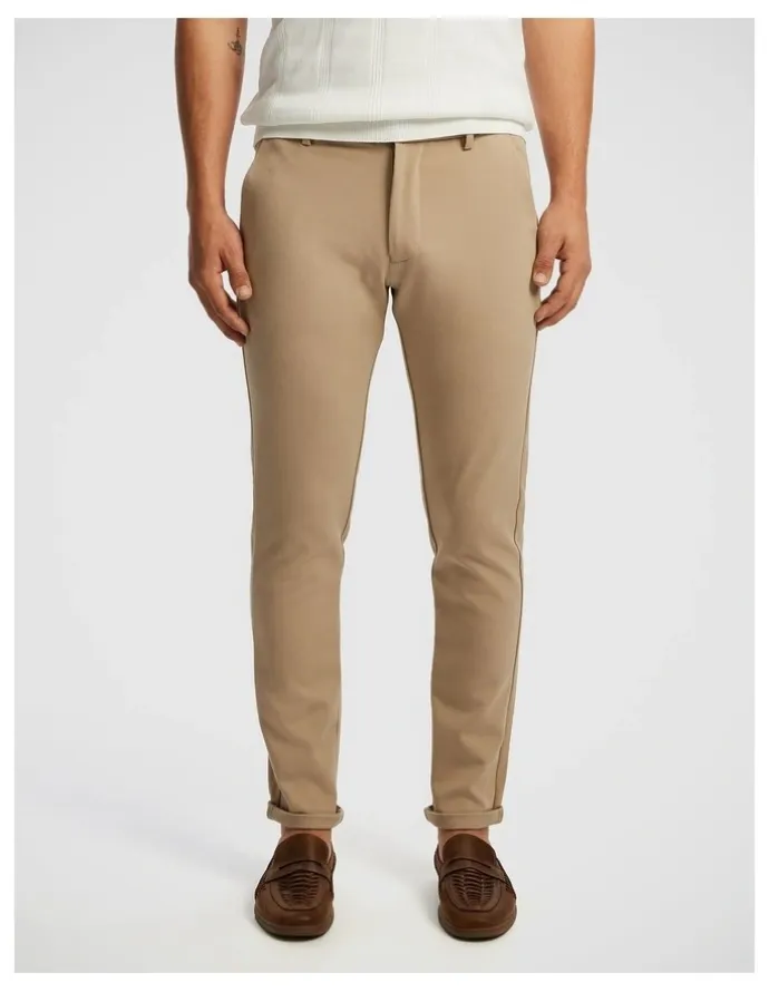yd. Energy Hyper Stretch Chino in Tan Brown