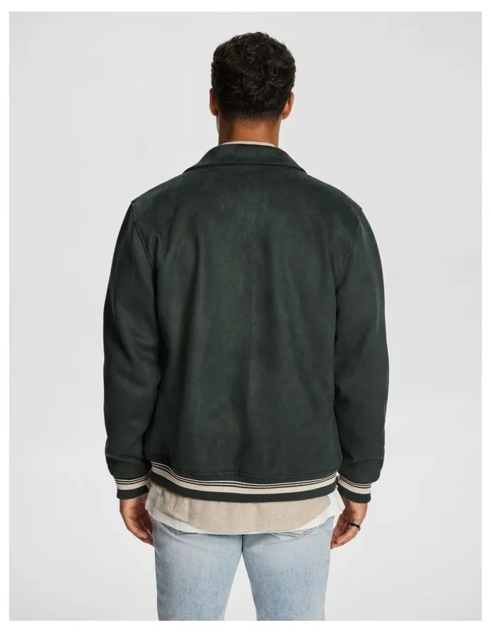 yd. Harvard Varsity Jacket in Forest