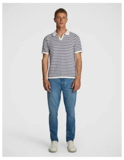 yd. Haze Knitted Polo Shirt in Multi
