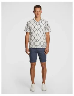 yd. Herston Chino Short in Blue Smoke