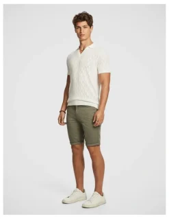 yd. Herston Chino Shorts in Khaki Green