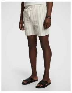yd. Island Stripe Short in Natural