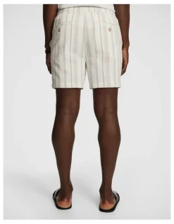 yd. Island Stripe Short in Natural