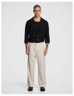 yd. Jacob Cotton Linen Chino in Natural
