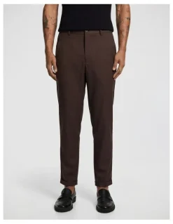 yd. Kent Cropped Chinos in Chocolate