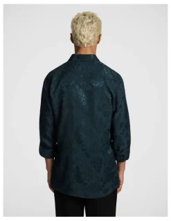 yd. Kingly Shirt in Teal