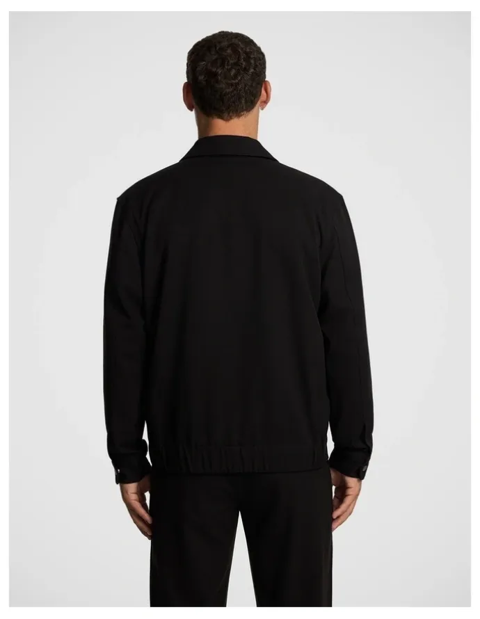 yd. Lennox Smart Zip Jacket in Black