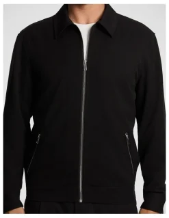 yd. Lennox Smart Zip Jacket in Black