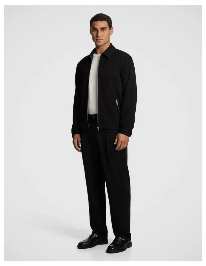 yd. Lennox Smart Zip Jacket in Black
