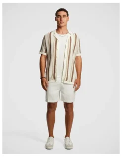 yd. Manta Linen Short in White