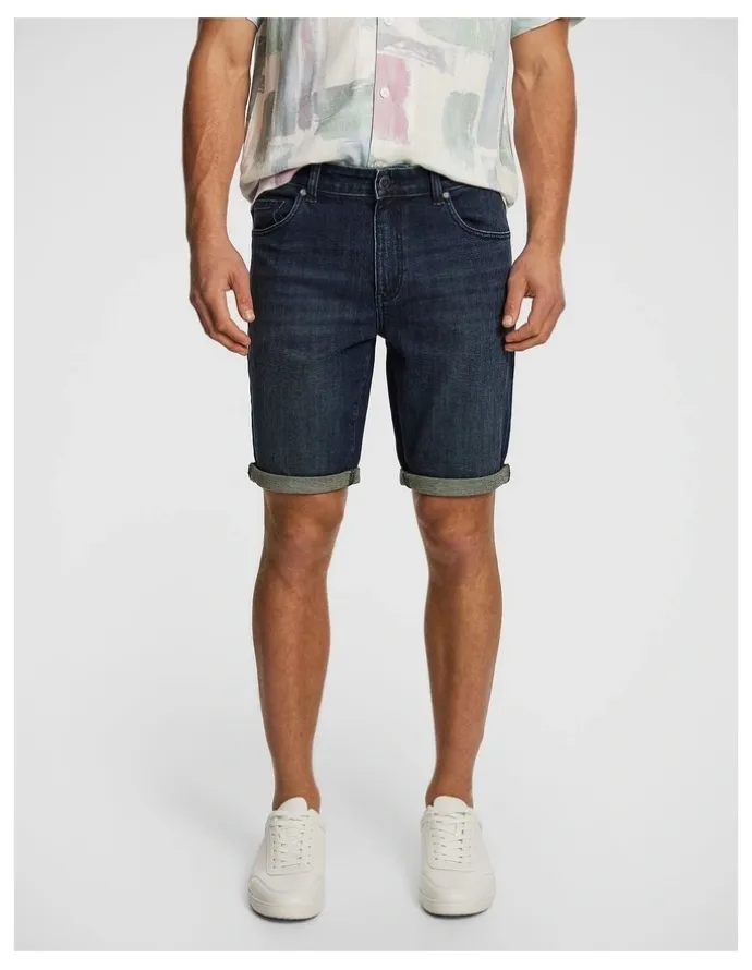 yd. Maxwell Denim Short in Dark Wash