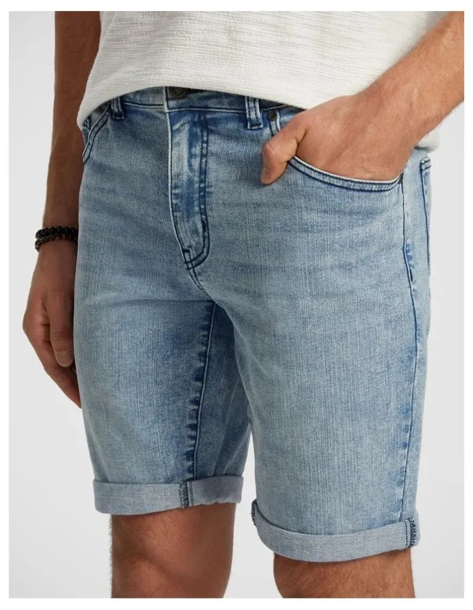 yd. Maxwell Denim Short in Light Blue