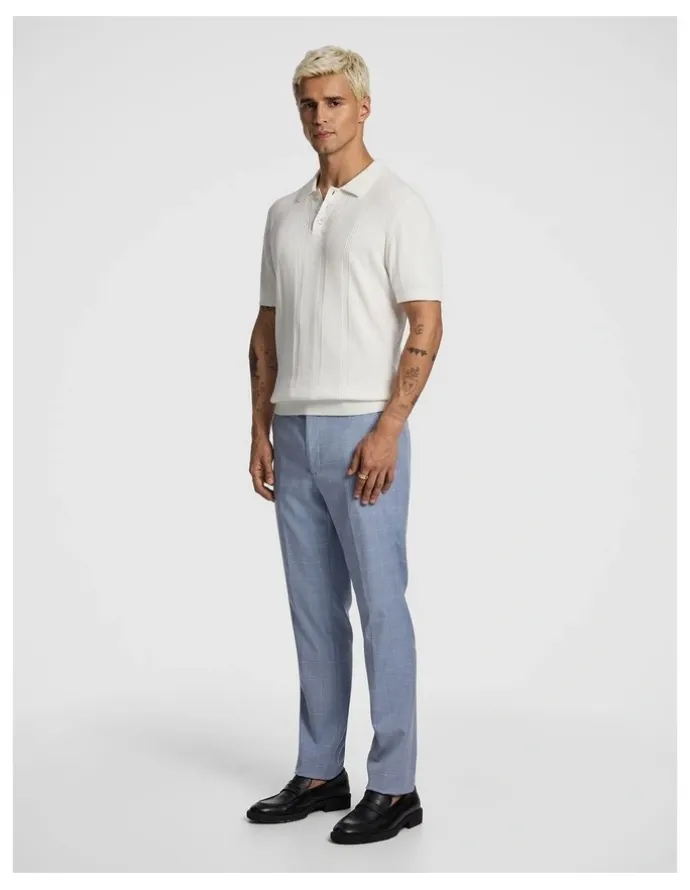 yd. Pembroke Slim Dress Pant in Light Blue
