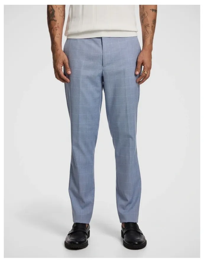 yd. Pembroke Slim Dress Pant in Light Blue