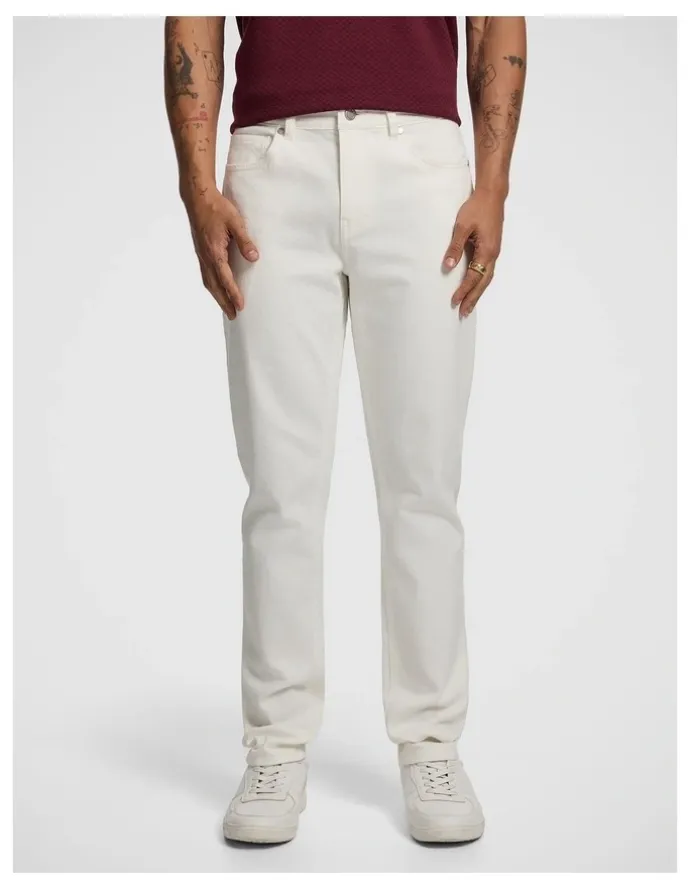 yd. Riven Slim Jean in Winter White