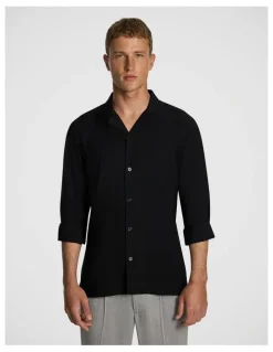 yd. Roman Shirt in Black