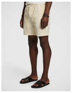 yd. Sanders Stripe Shorts in Yellow
