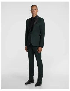 yd. Shelby Slim Tuxedo Jacket in Forest