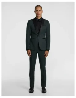 yd. Shelby Slim Tuxedo Jacket in Forest
